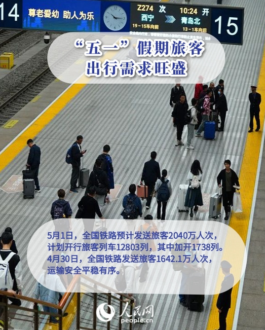 天顺娱乐：“五一”假期旅客出行需求旺盛 铁路客流呈强劲增长态势